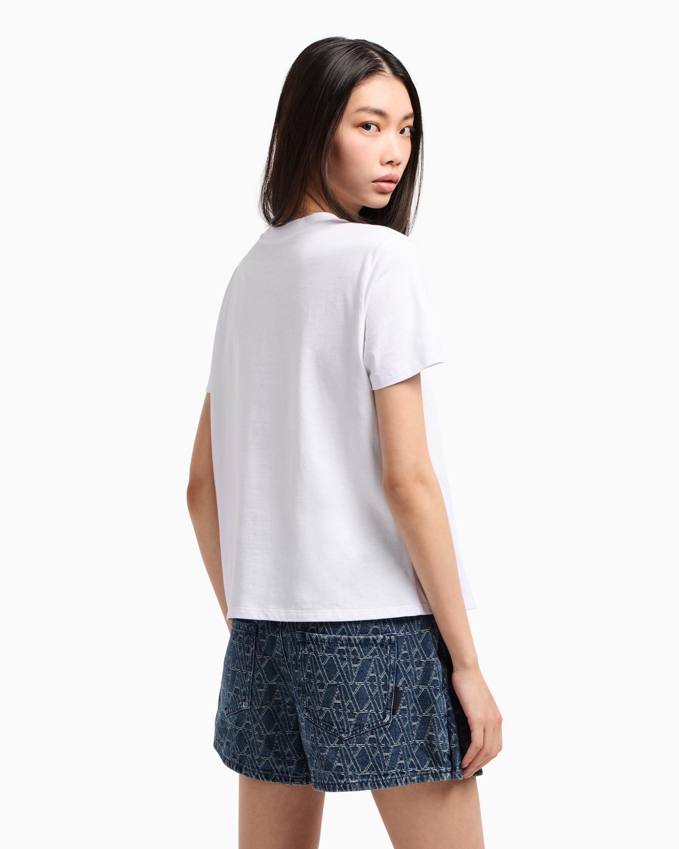 T-Shirt mit Strassherz Folie 2