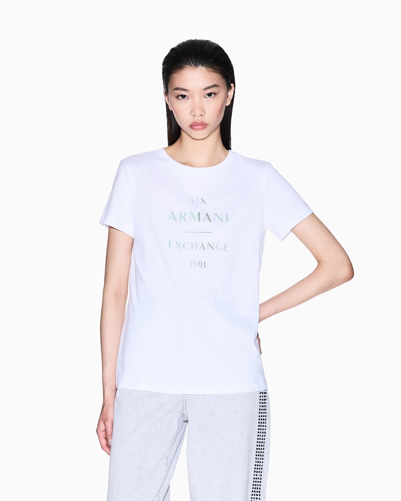 Regular fit T-shirt with 1991 logo Slide 3