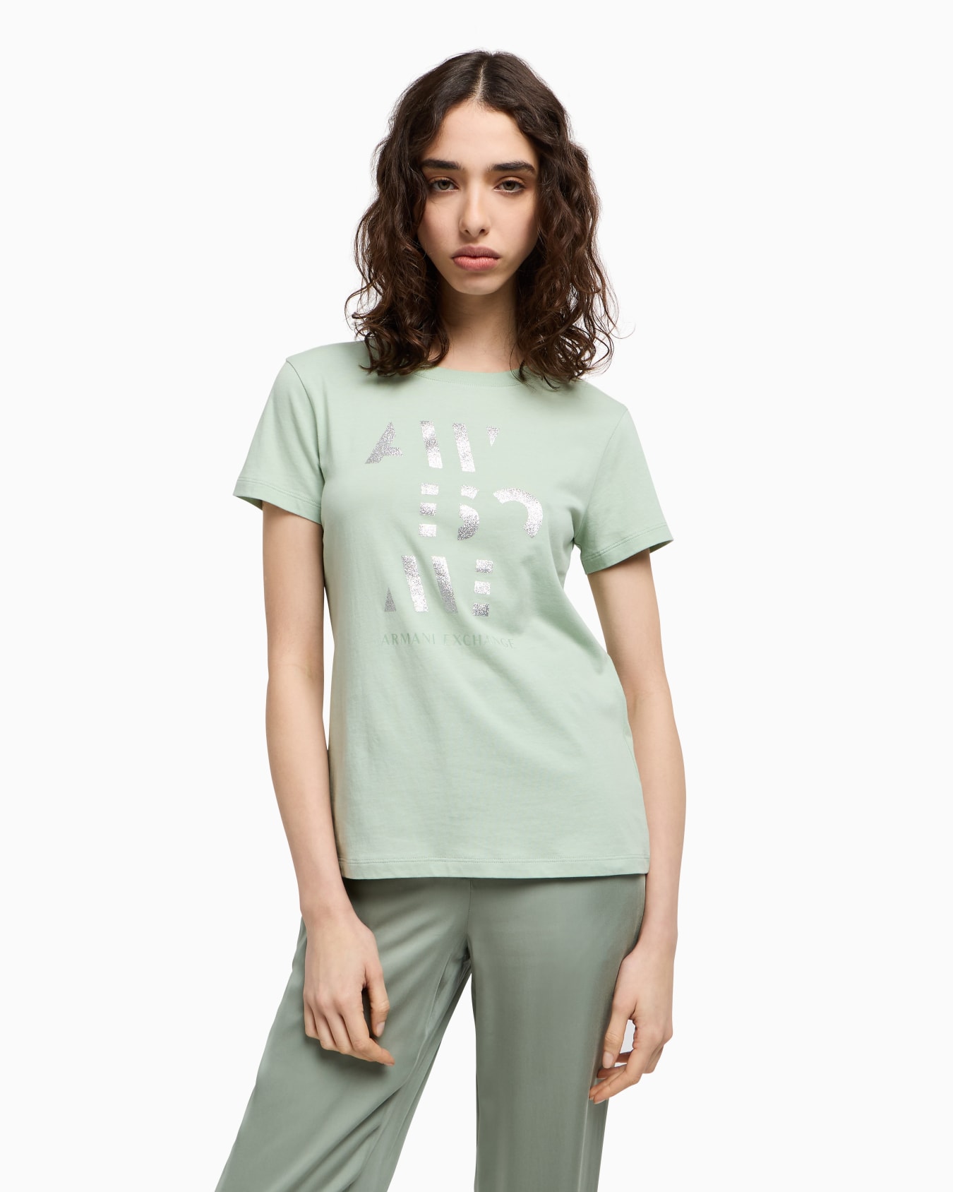 T-Shirt mit normaler Passform Awesome Folie 3