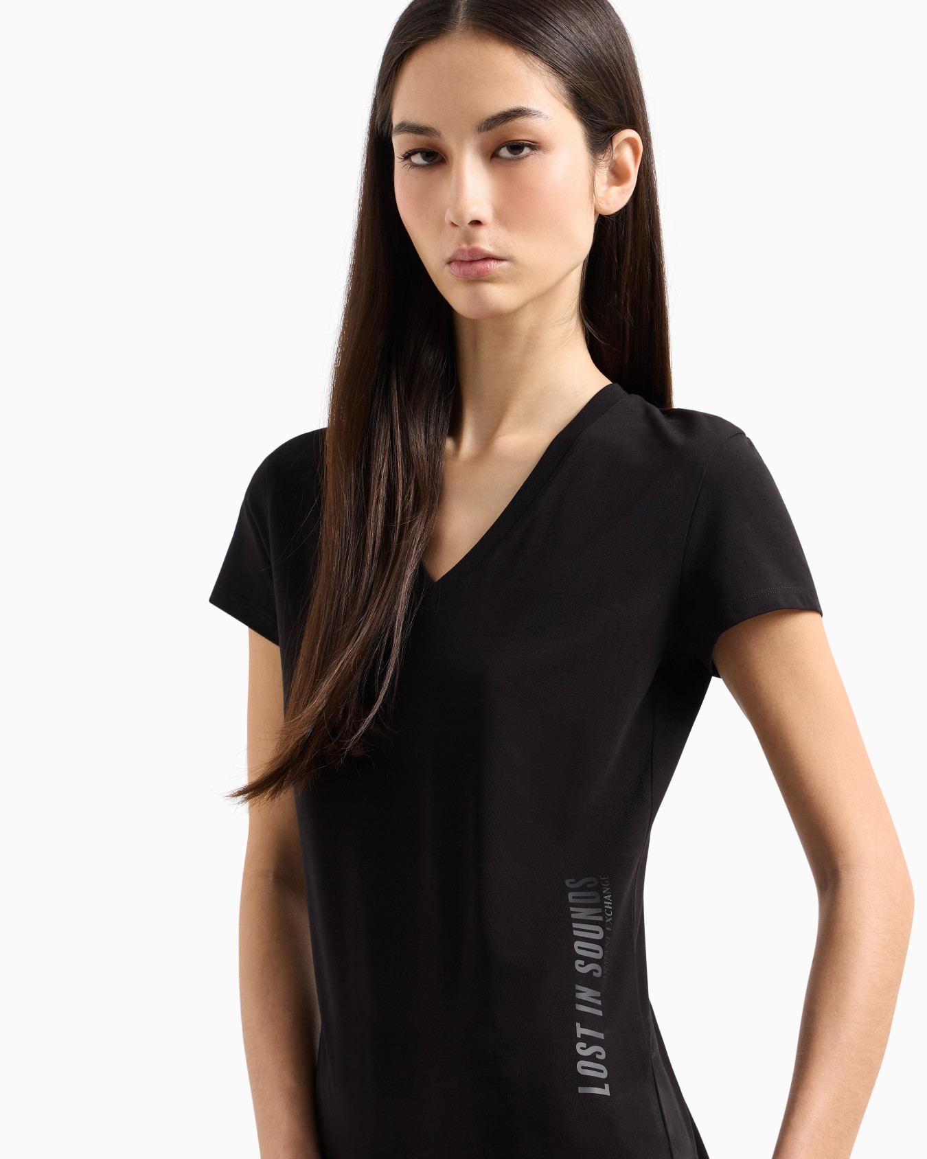 AXロゴ 半袖VネックTシャツ スライドする 4