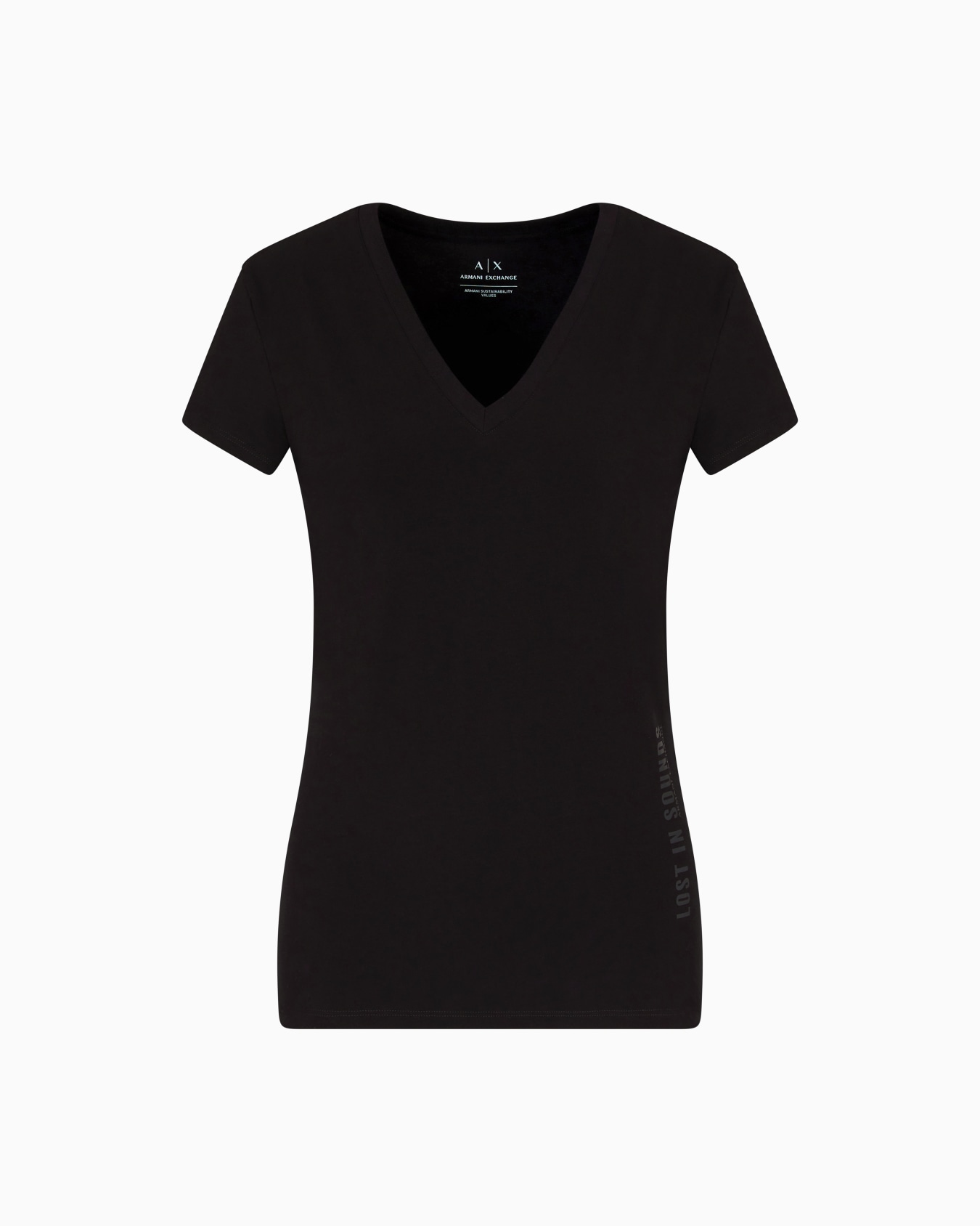 AXロゴ 半袖VネックTシャツ スライドする 0