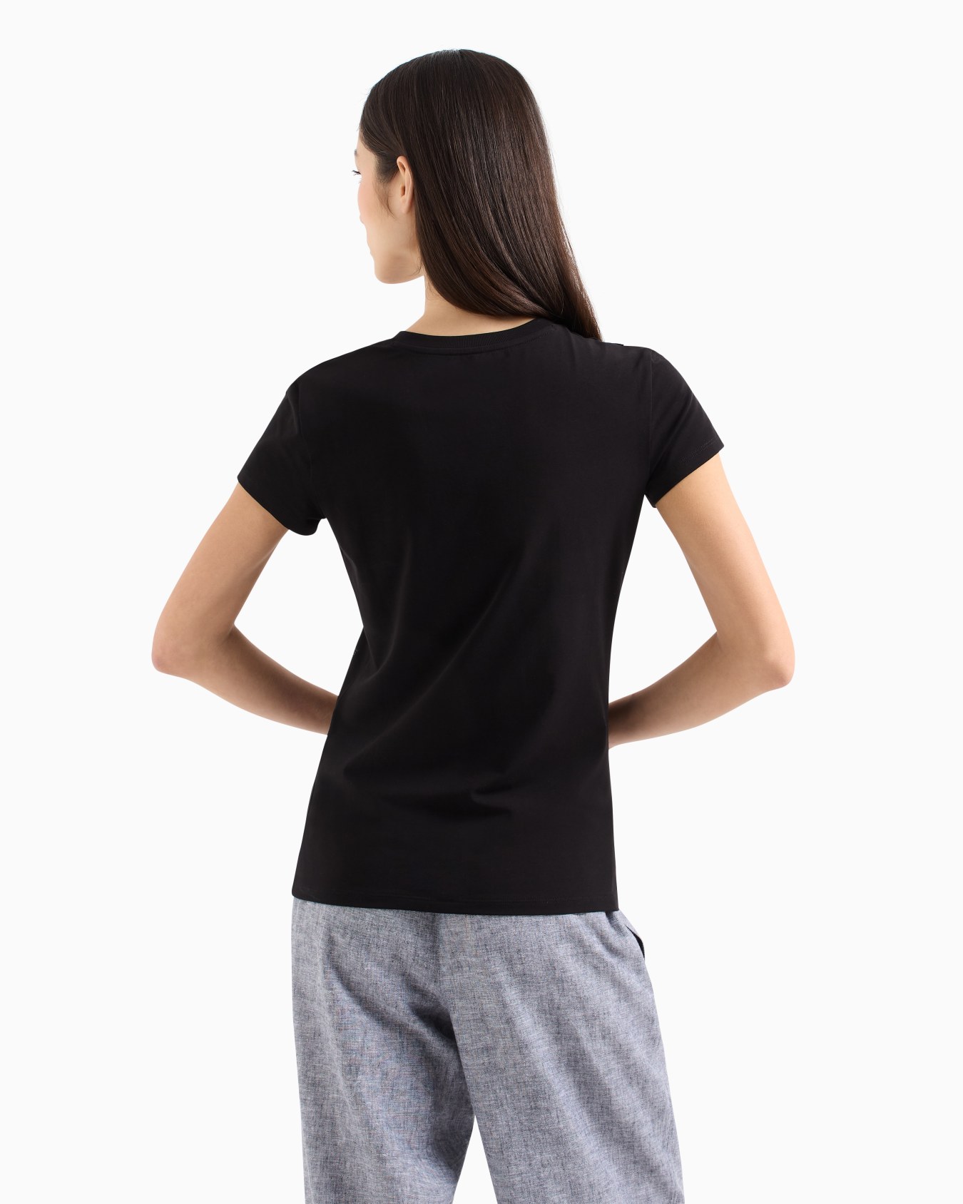AXロゴ 半袖VネックTシャツ スライドする 2