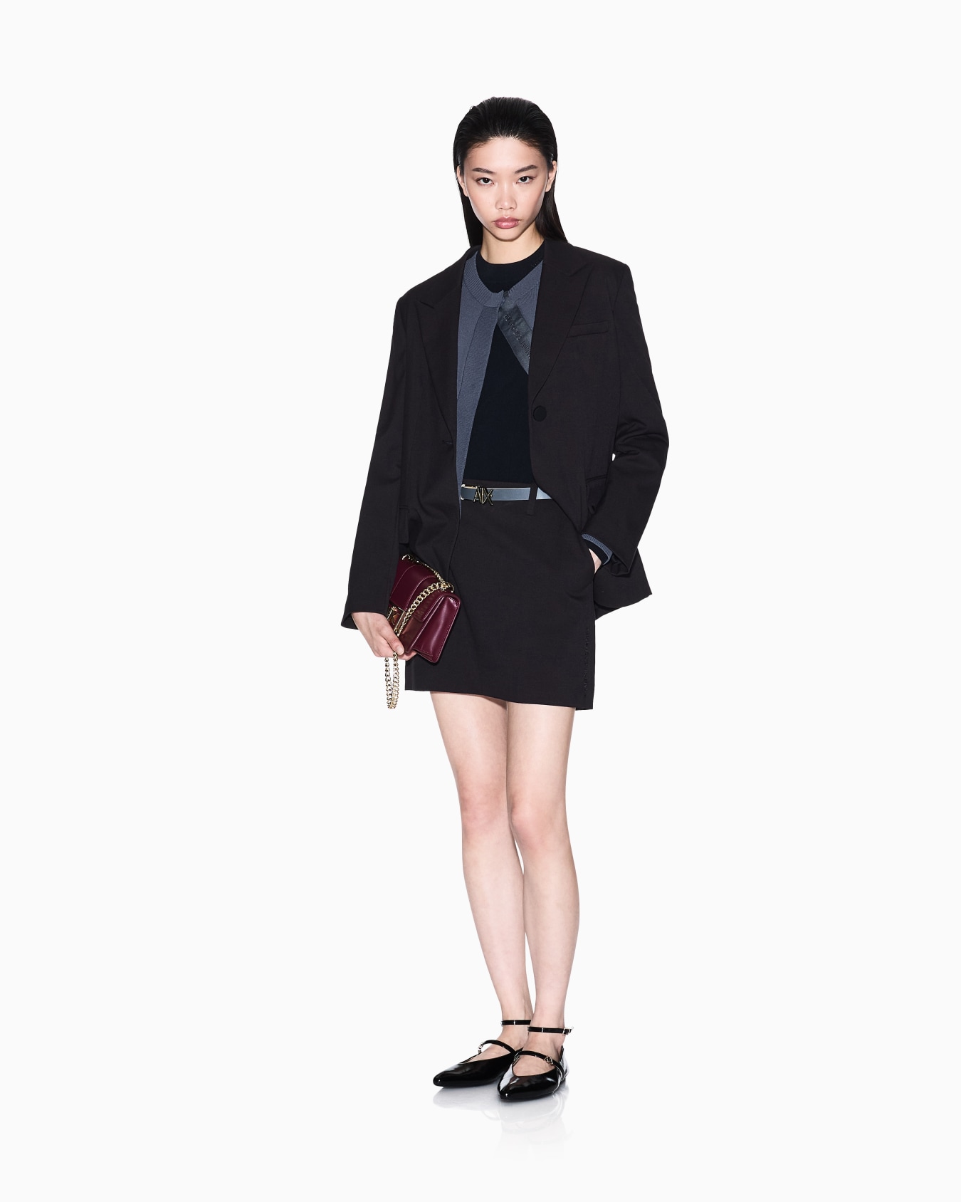 Flared mini skirt Slide 1