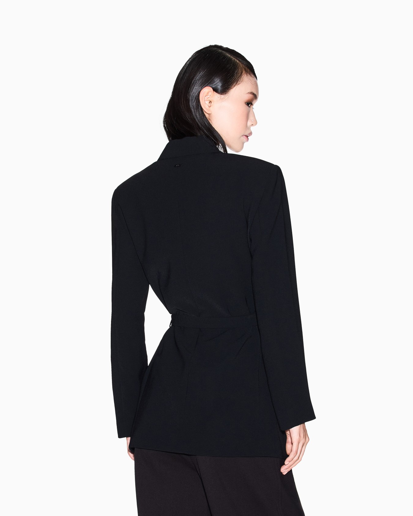 Jacket with thin belt Slide 2