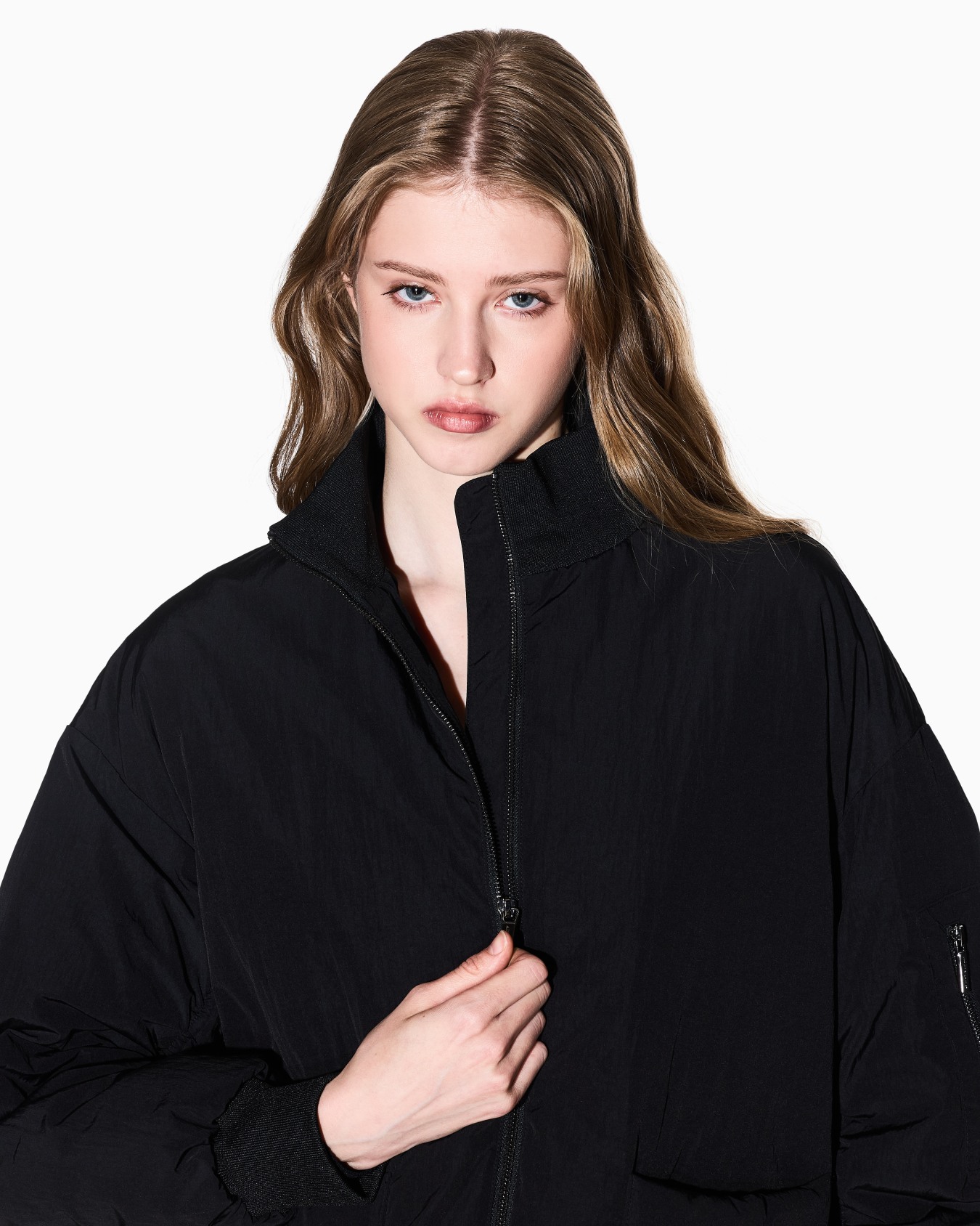 Recycled nylon bomber jacket Diapositiva 4