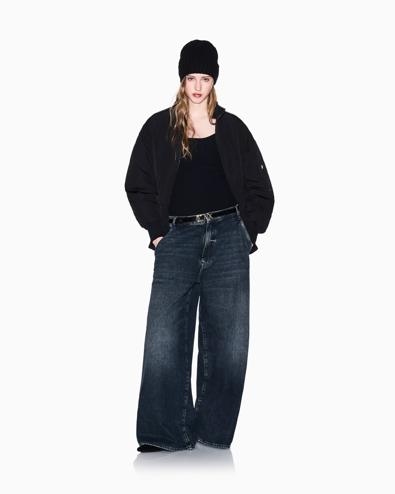 Recycled nylon bomber jacket Diapositiva 1