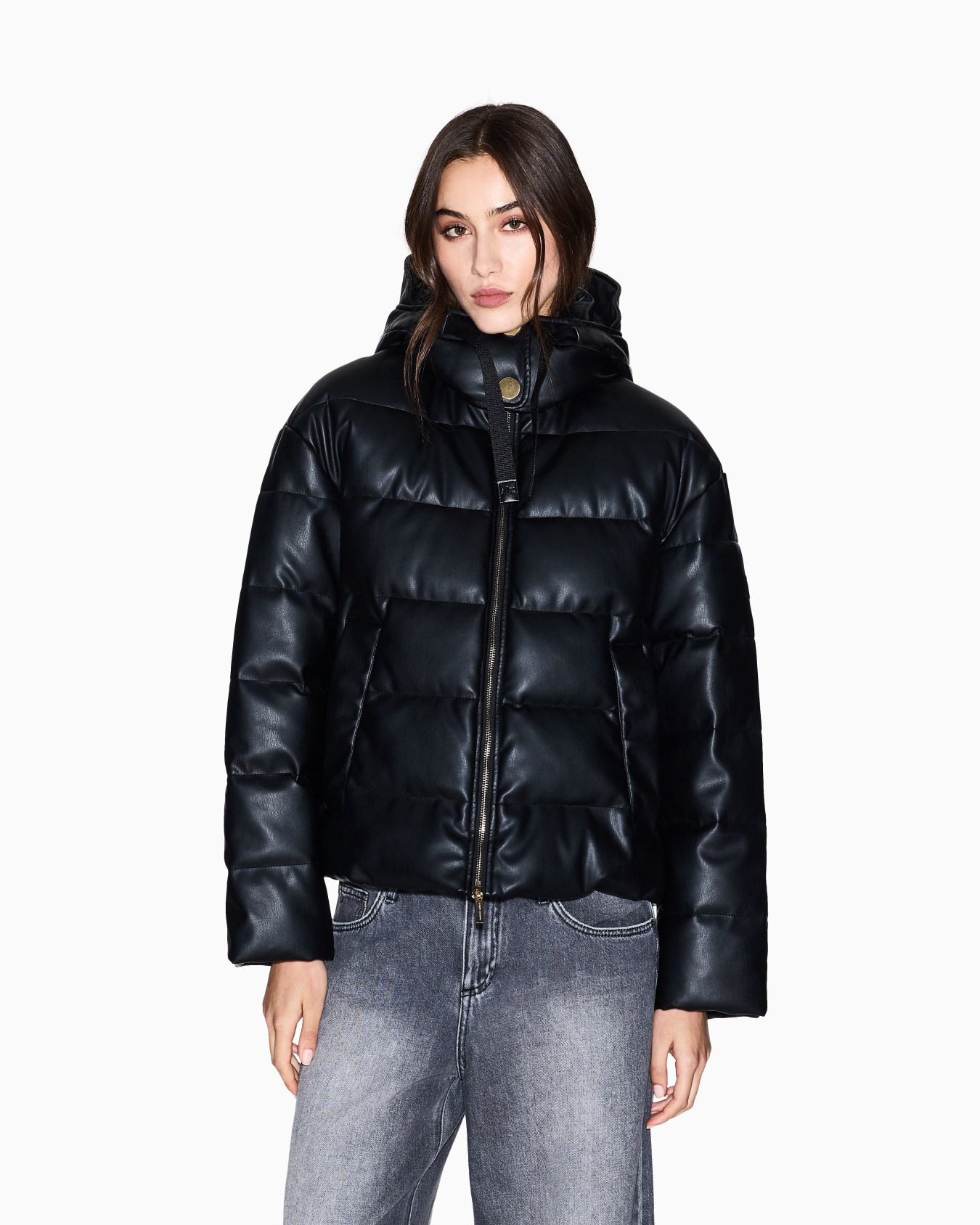 Veste en tissu recyclé brillant Diapositive 3