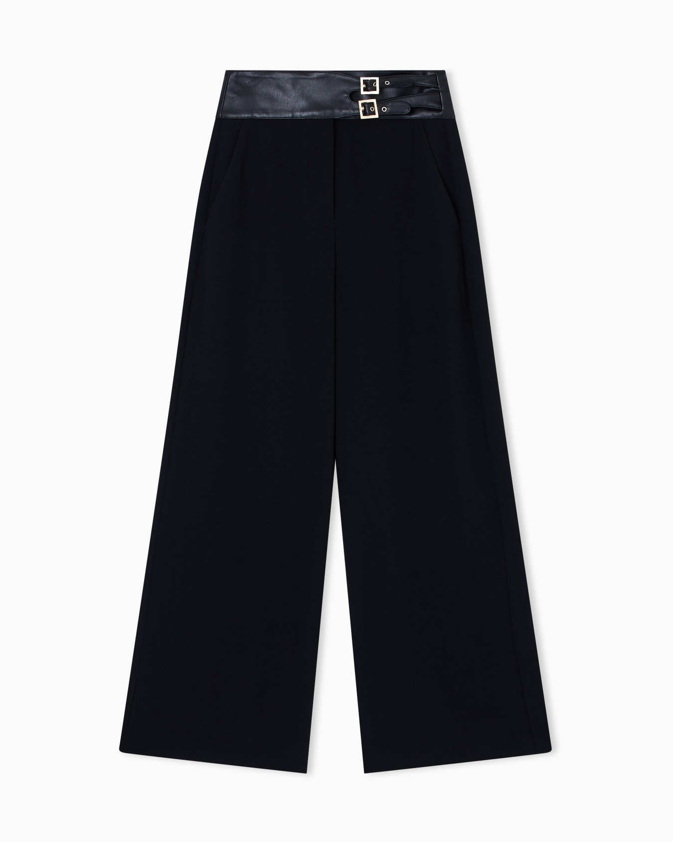 Palazzo trousers with straps Slide 0