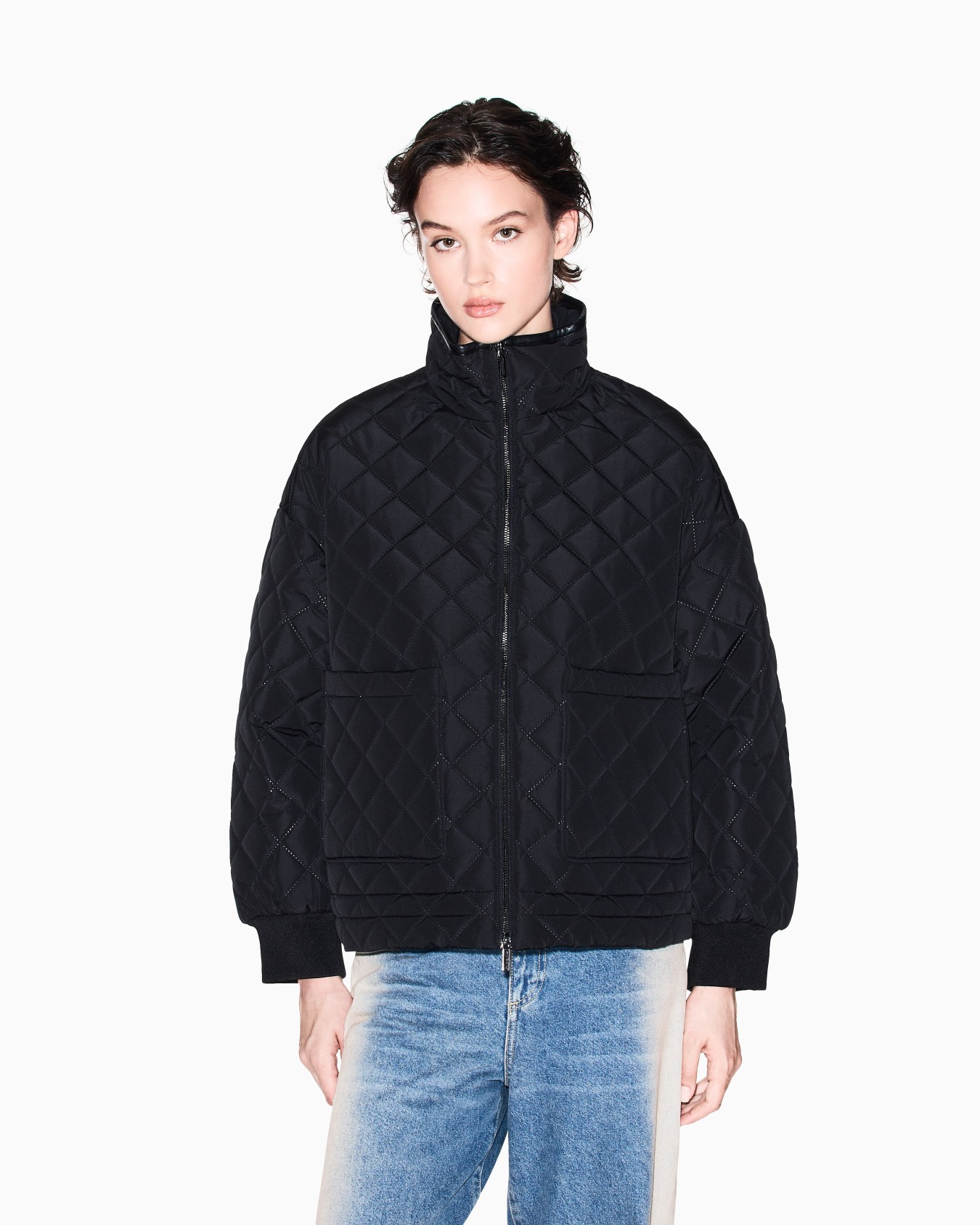 Diamond quilted jacket Slide 3