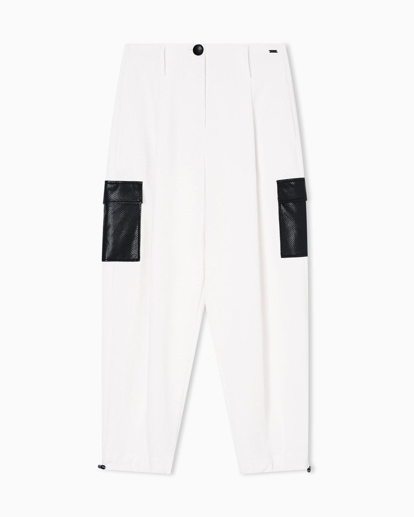 Contrast Patch Cargo Pants Slide 0