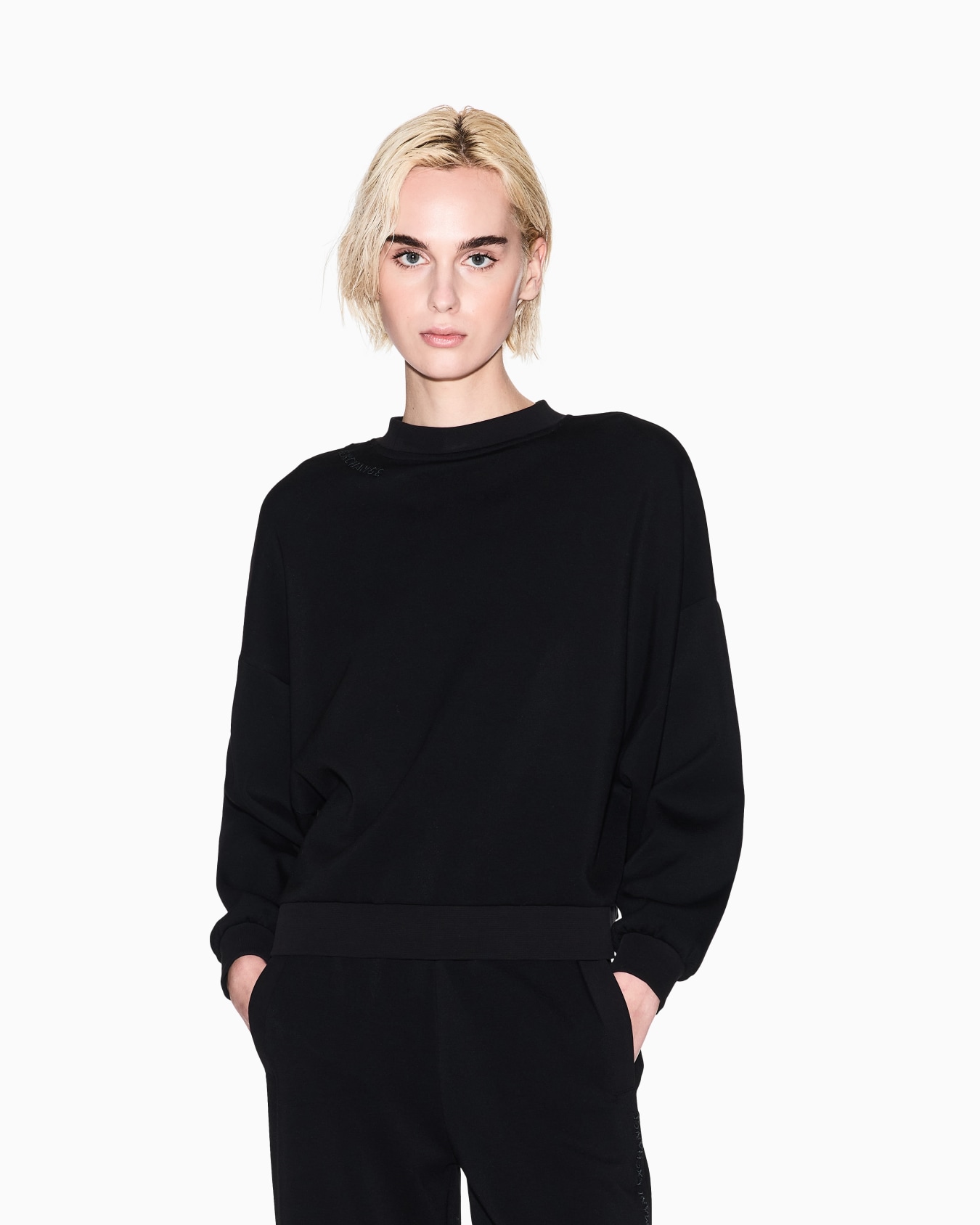 Cropped Crewneck Sweatshirt Slide 3