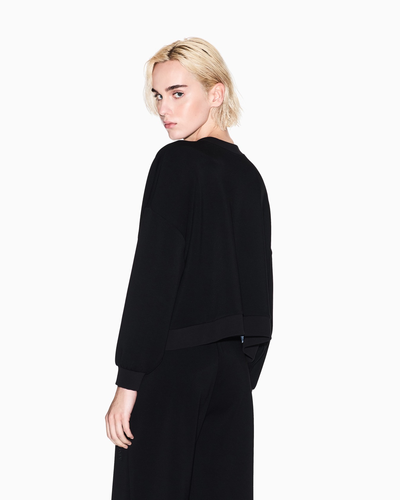 Cropped Crewneck Sweatshirt Slide 2
