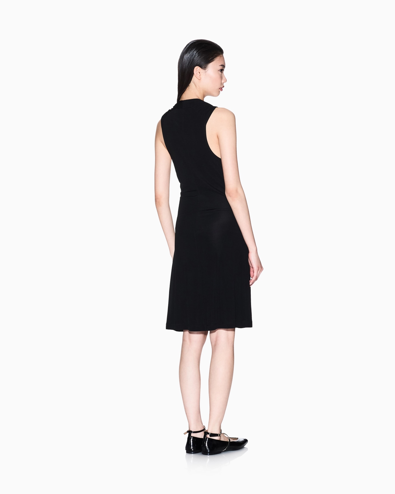 Jersey flared midi dresses Slide 2