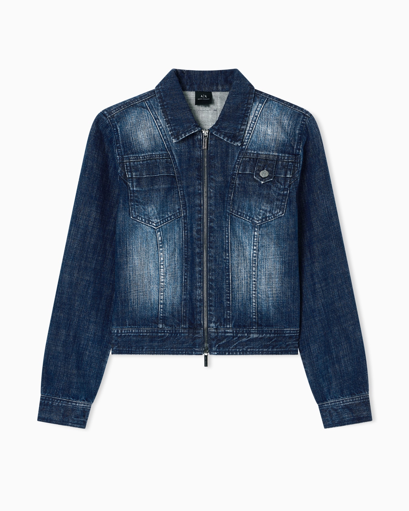 Indigo denim jacket Slide 0