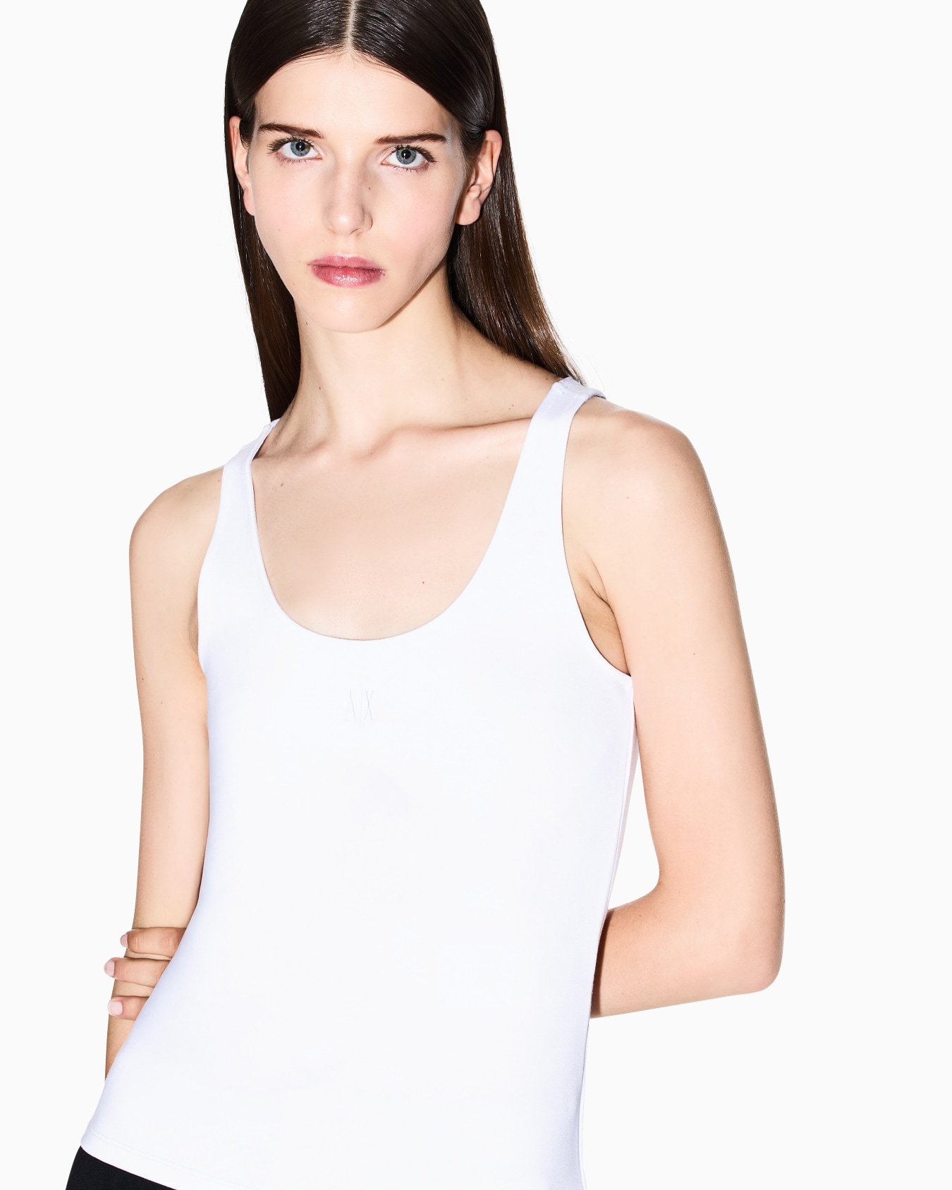 Jersey tank top with logo Slide 4