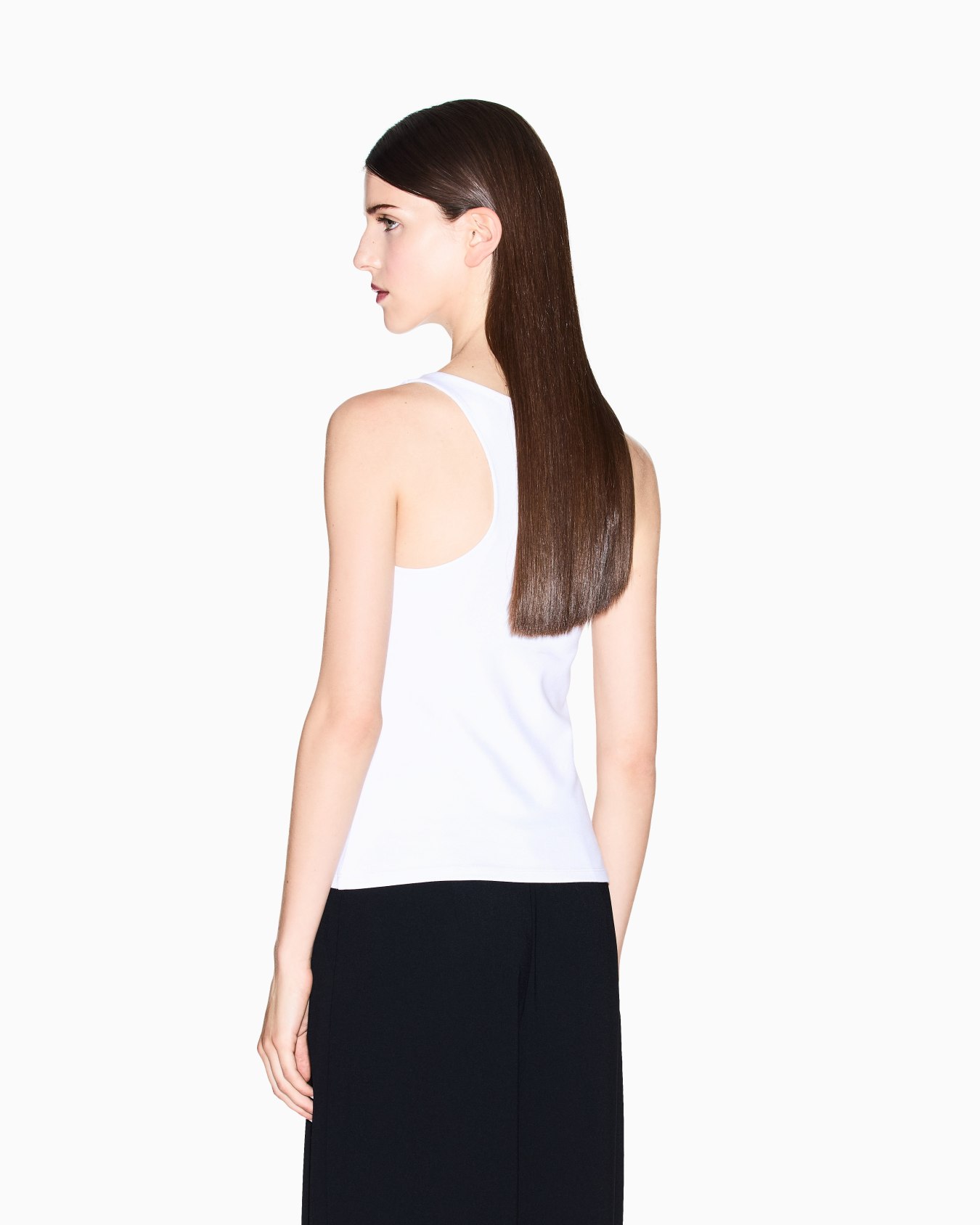 Jersey tank top with logo Slide 2