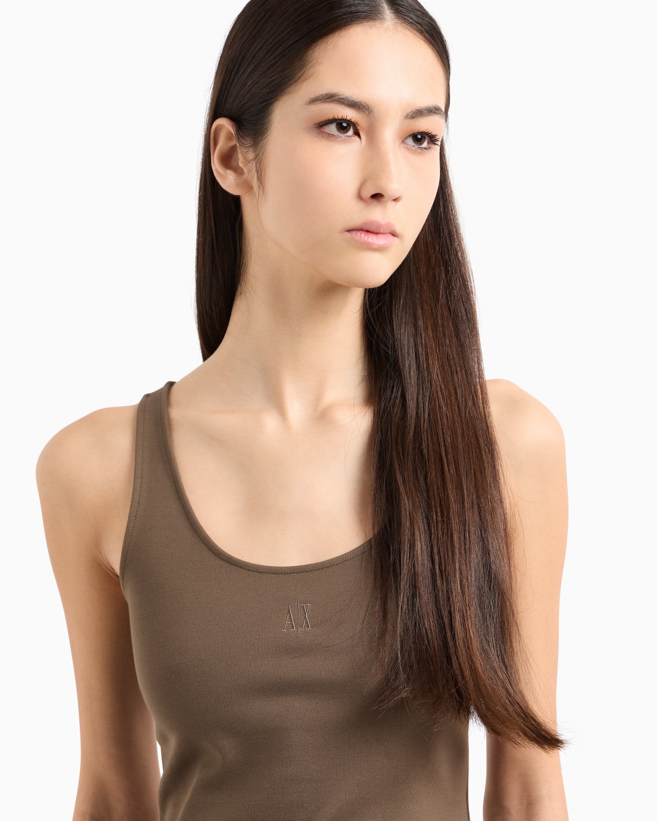 Jersey tank top with logo Slide 4