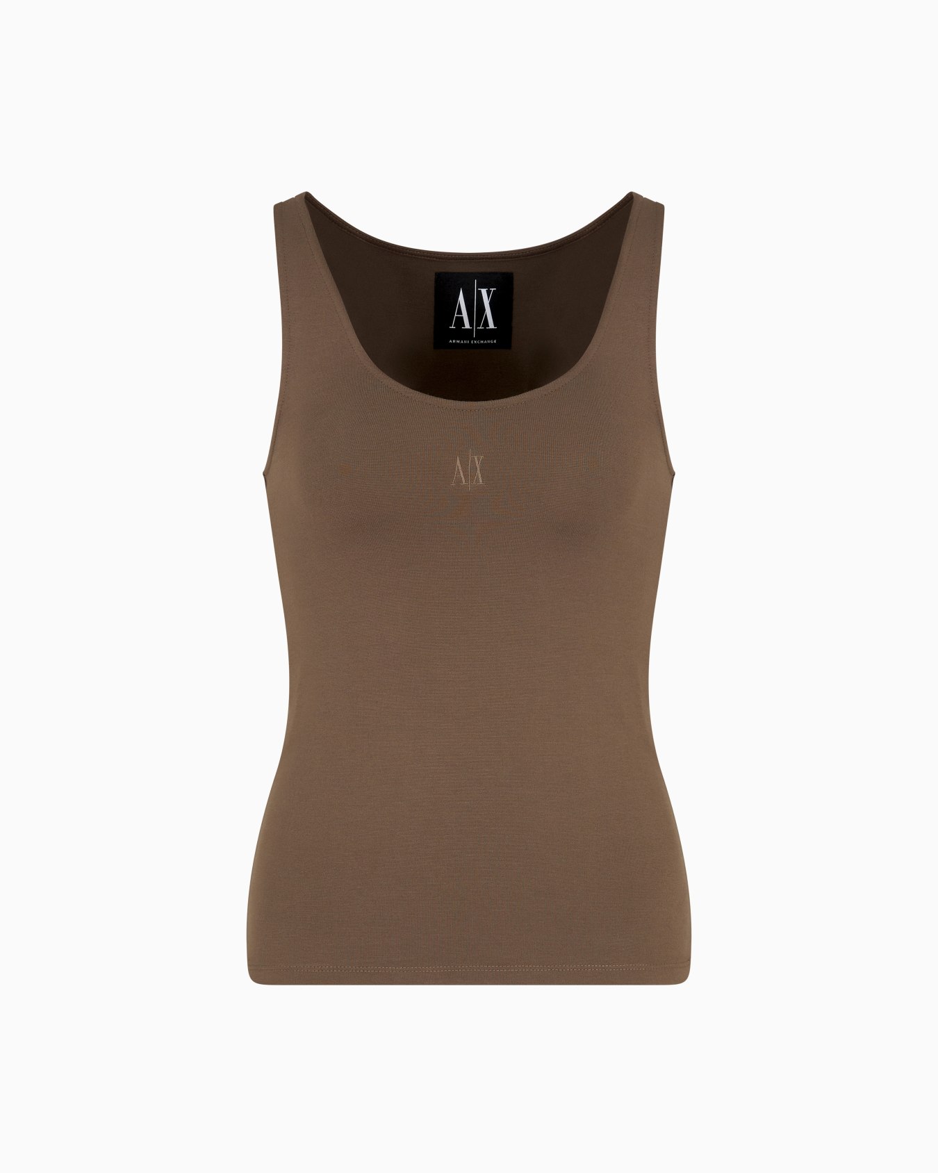 Jersey tank top with logo Slide 0