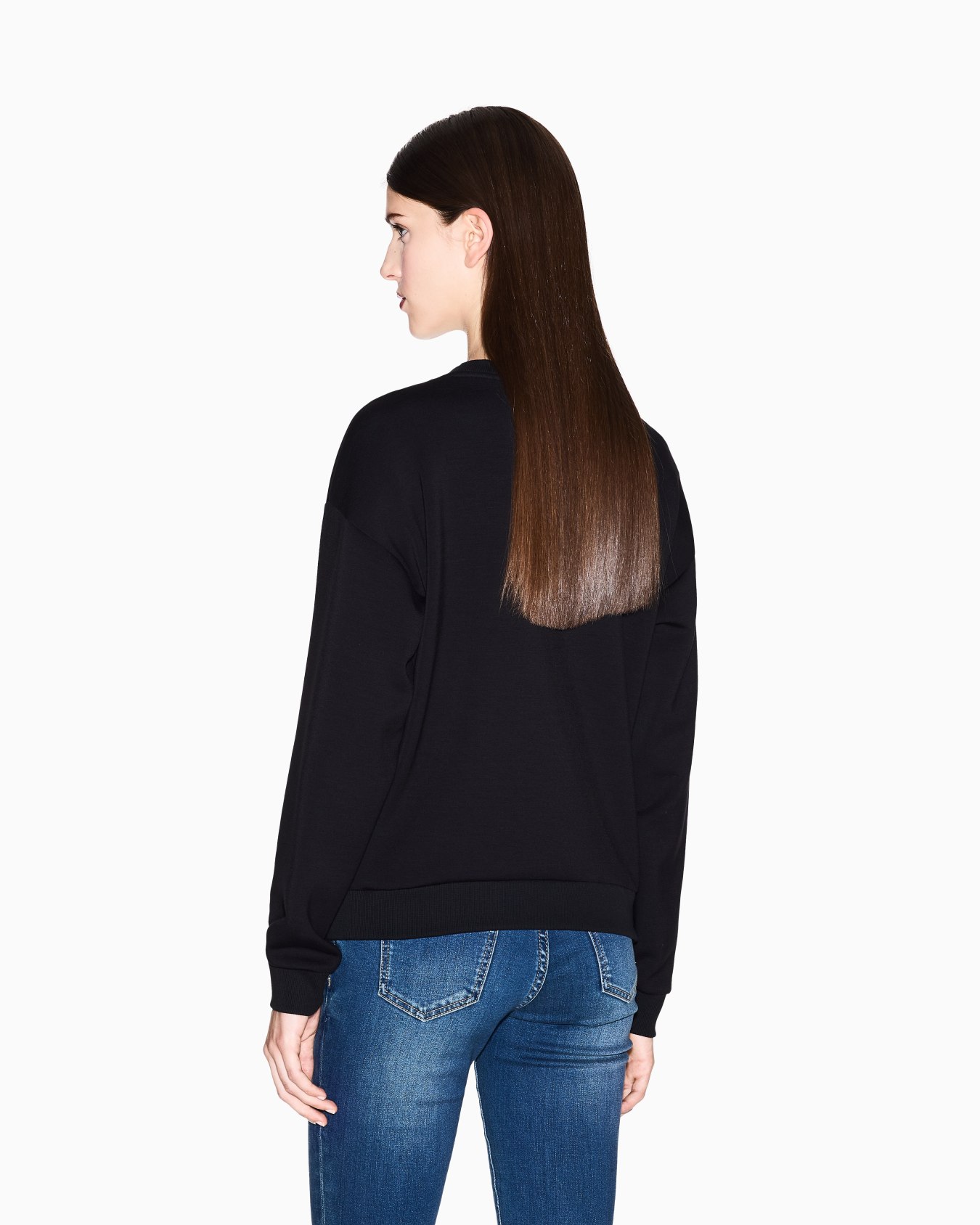 Basic crewneck sweatshirt Slide 2
