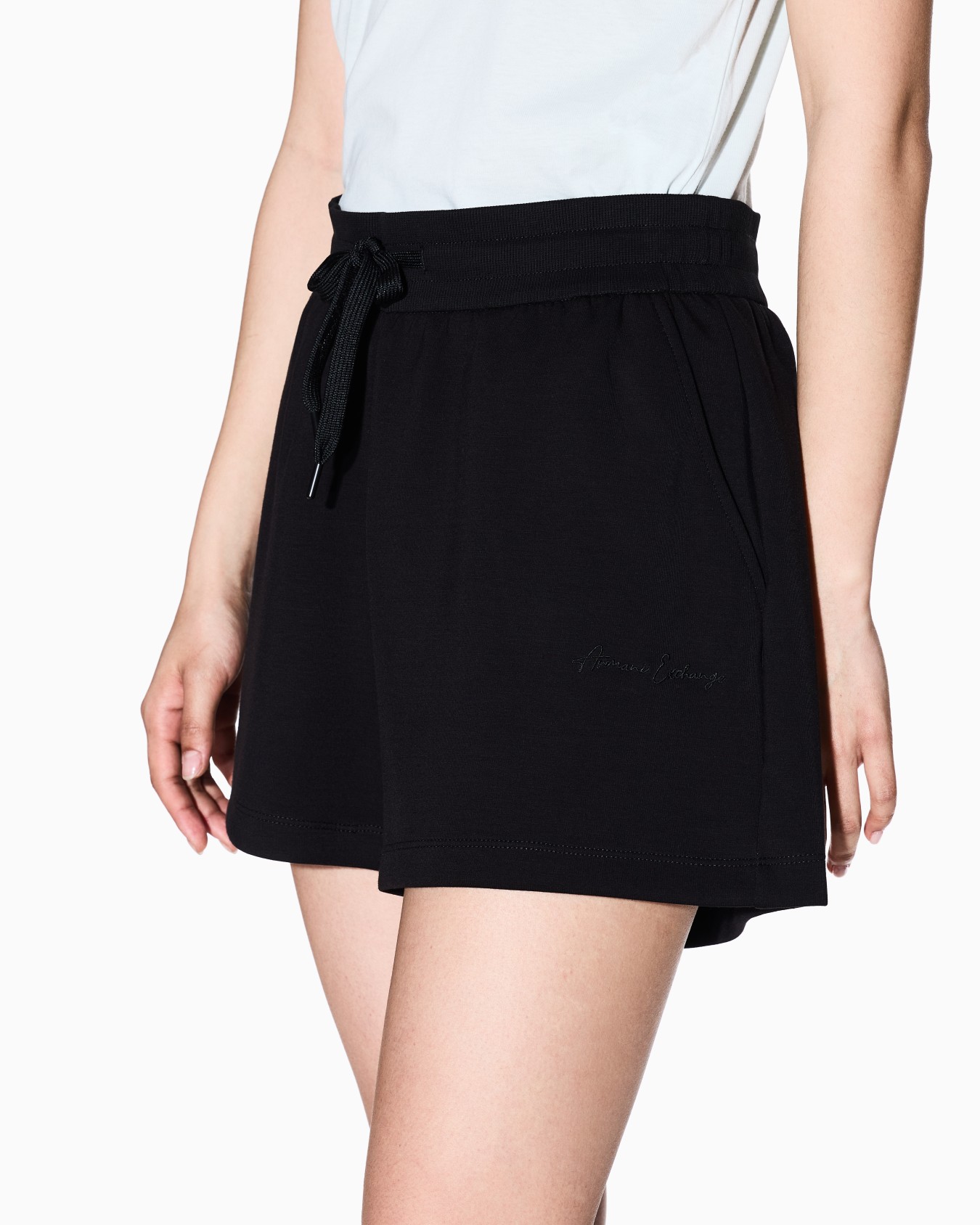 Shorts in felpa con logo Slide 4