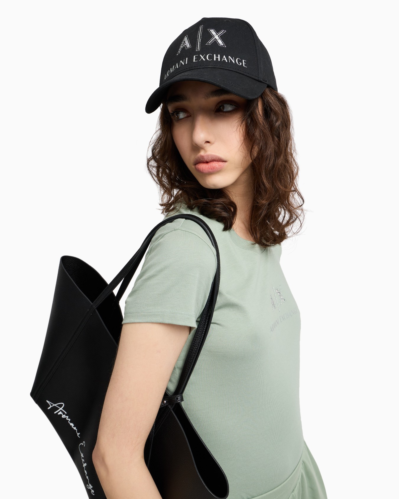 Visor hat with rhinestone logo Diapositiva 2
