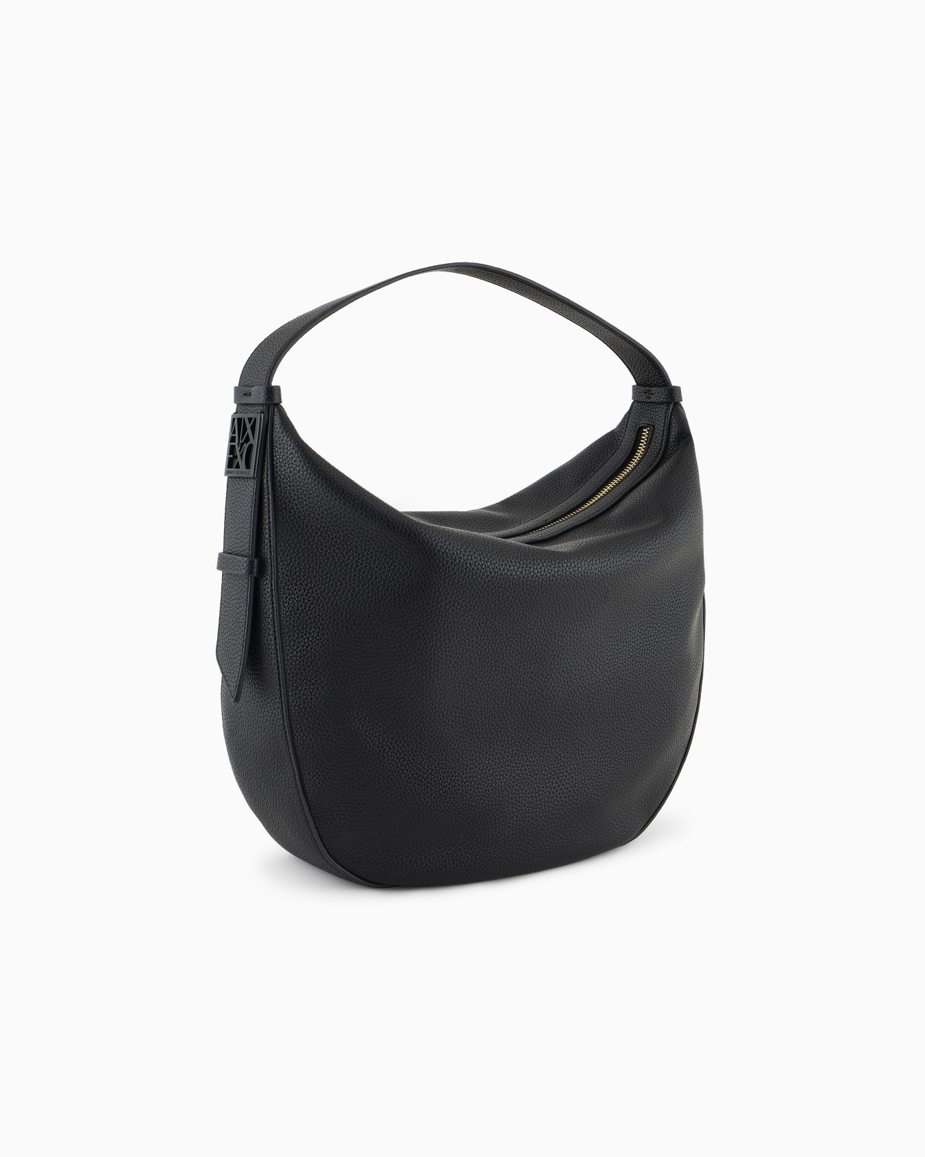 Borsa a spalla hobo con logo ASV Slide 1