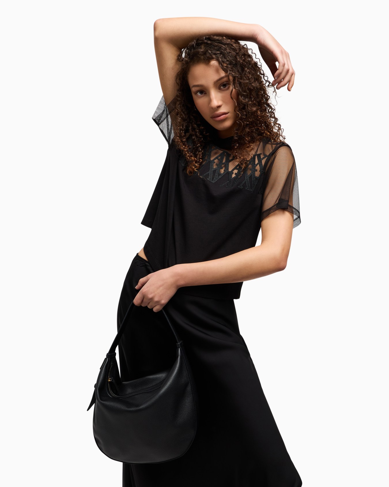 Sac à bandoulière hobo avec logo ASV Diapositive 6