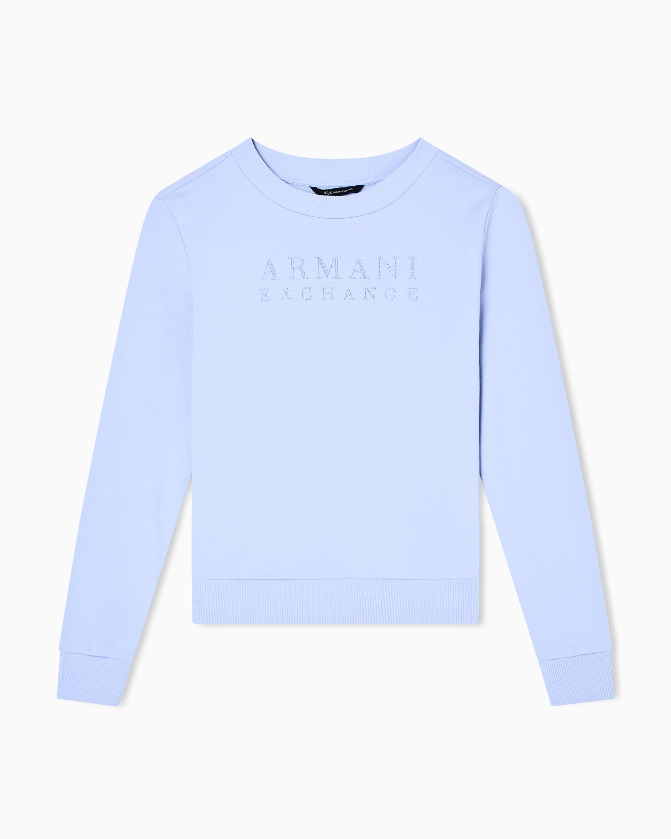 TONE ON TONE LOGO LETTERING CREWNECK SWEATSHIRT Slide 0