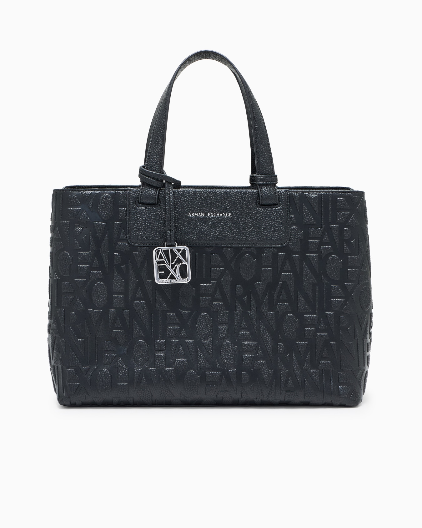 Handbag with allover logo Slide 0