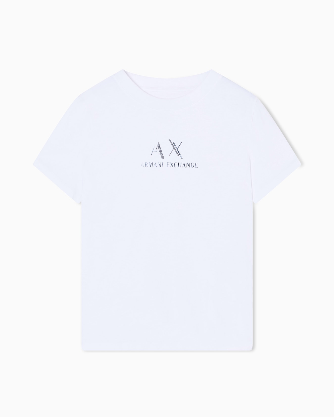 T-Shirt mit normaler Passform und grafischem Logo Folie 0