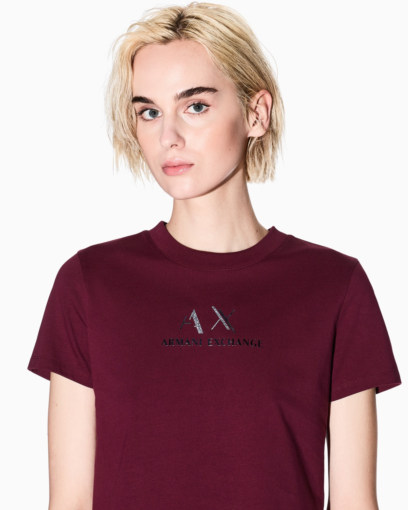 T-shirt regular fit con logo grafico Slide 4