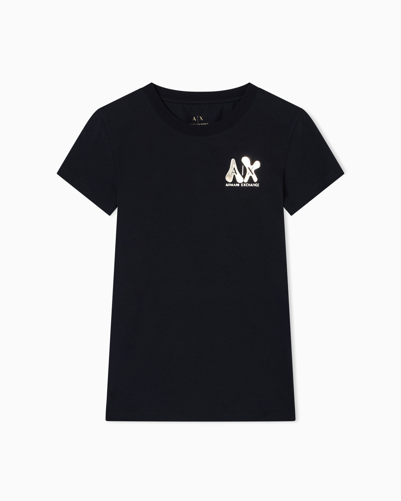 ゴールドロゴ 半袖クルーネックTシャツ スライドする 0