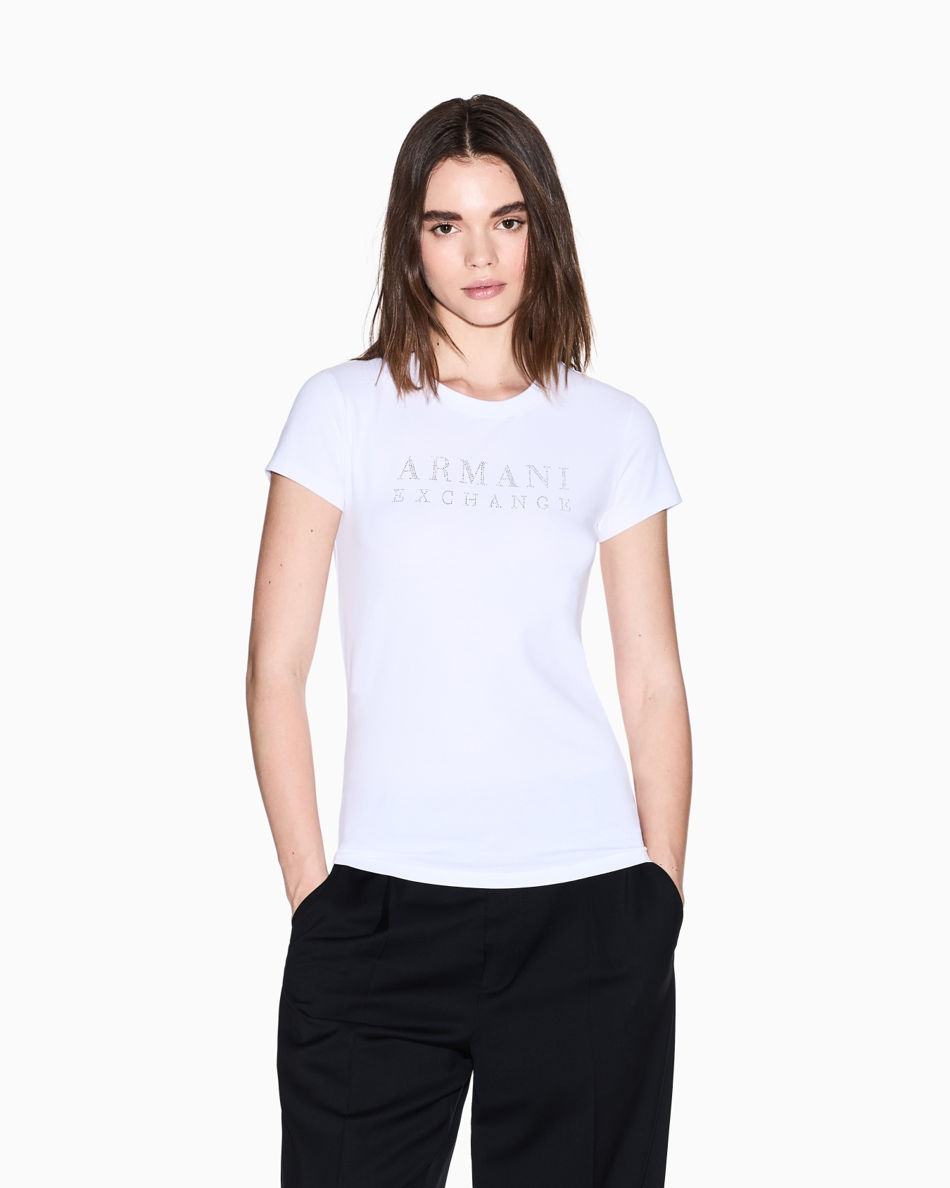 ストーンロゴ 半袖クルーネックTシャツ スライドする 3