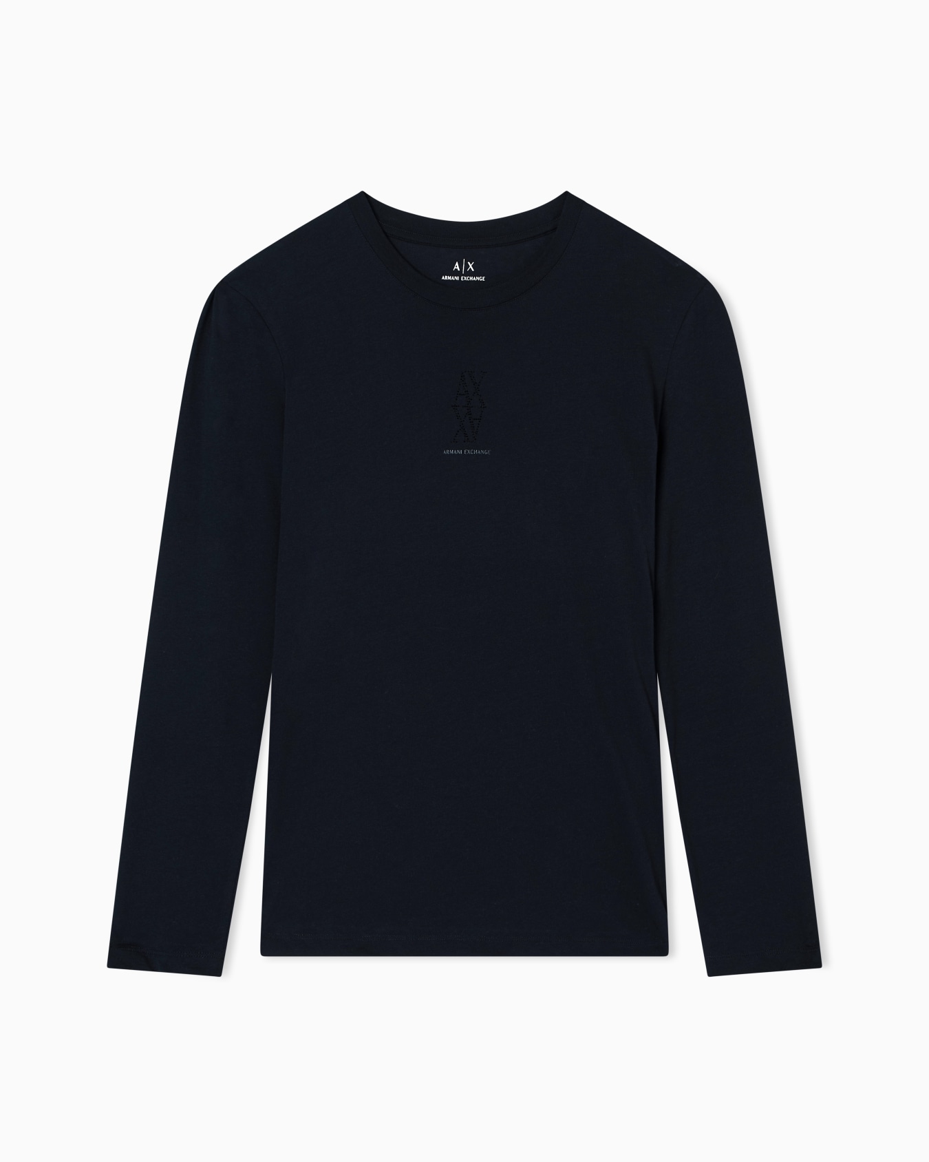 ストーンロゴ 長袖クルーネックTシャツ スライドする 0