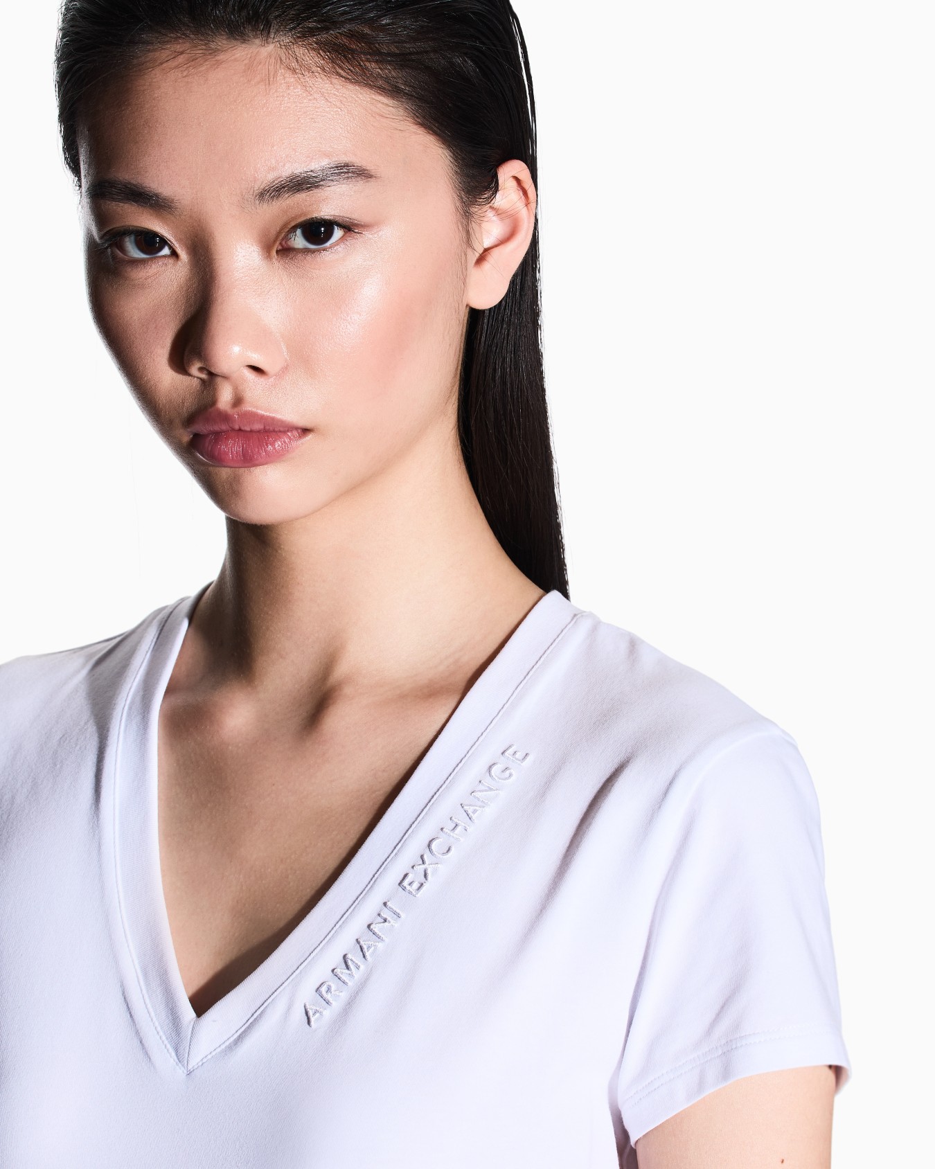 AXロゴ 半袖VネックTシャツ スライドする 4