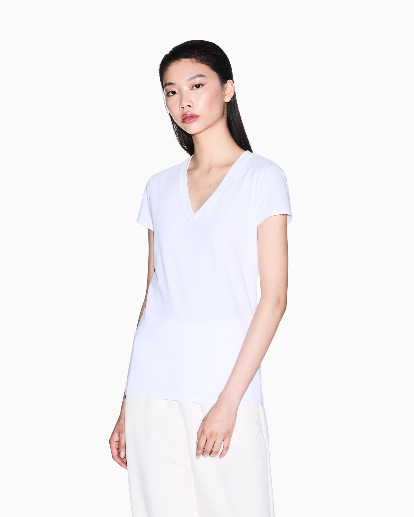 AXロゴ 半袖VネックTシャツ スライドする 3