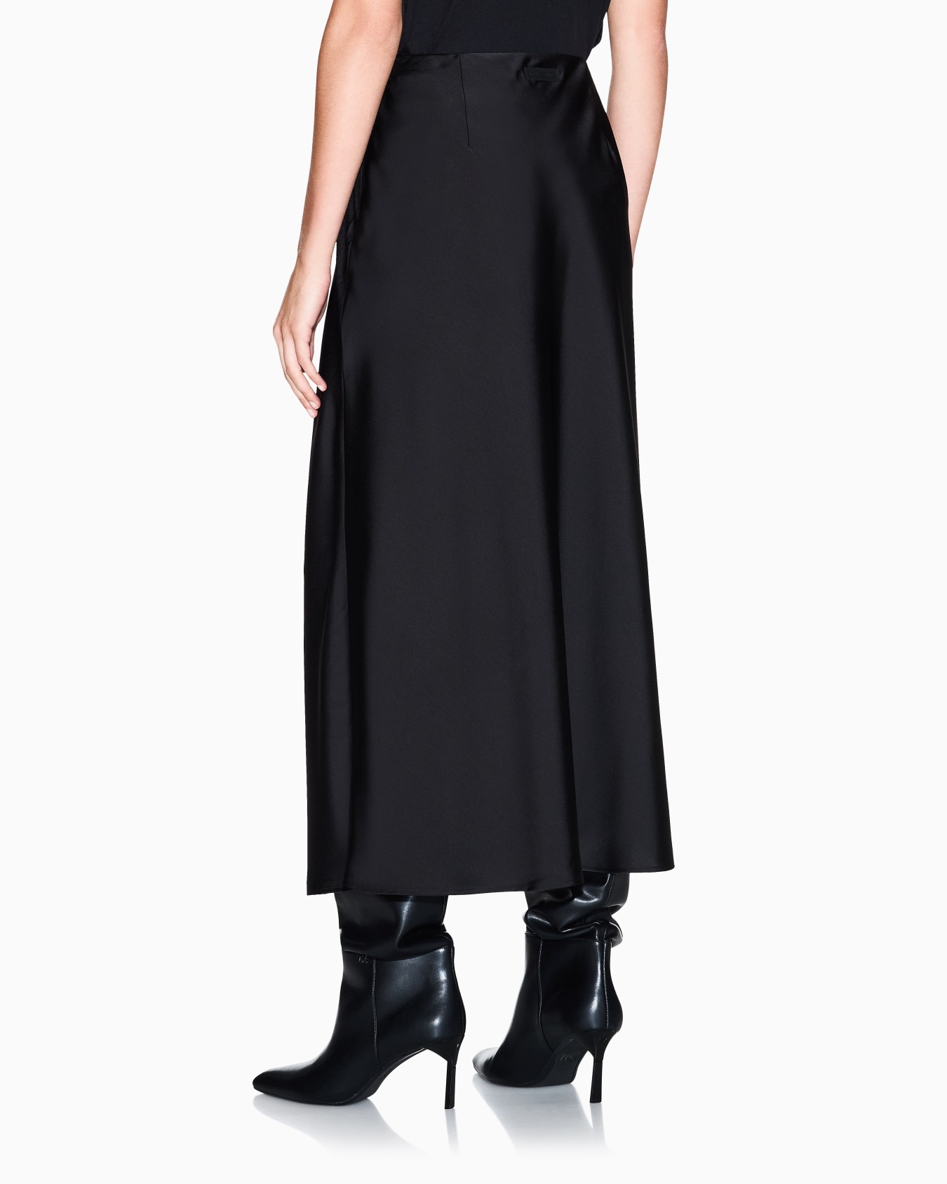 Longuette skirt with pleat Slide 2