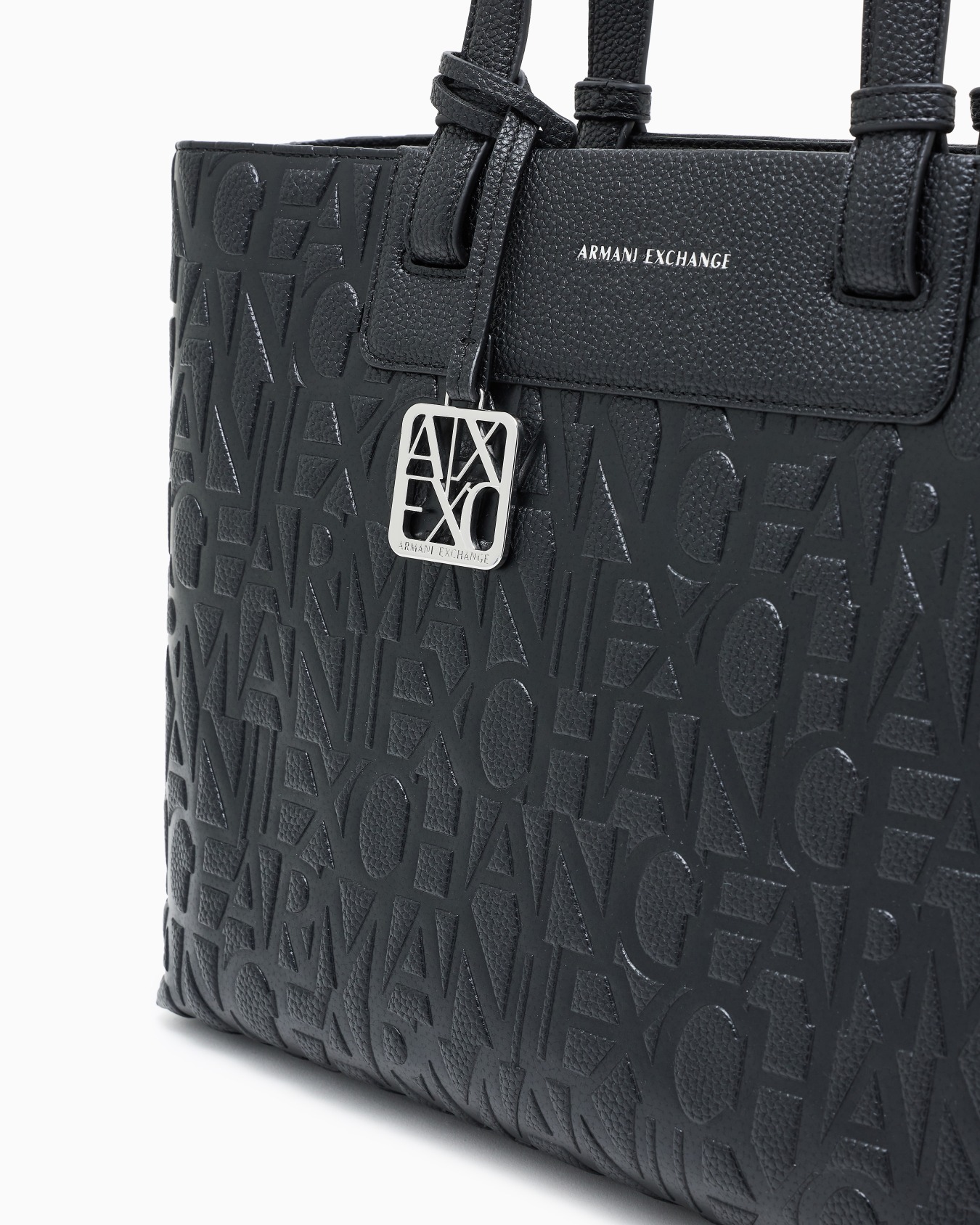 Shopper bag with allover logo Slide 4