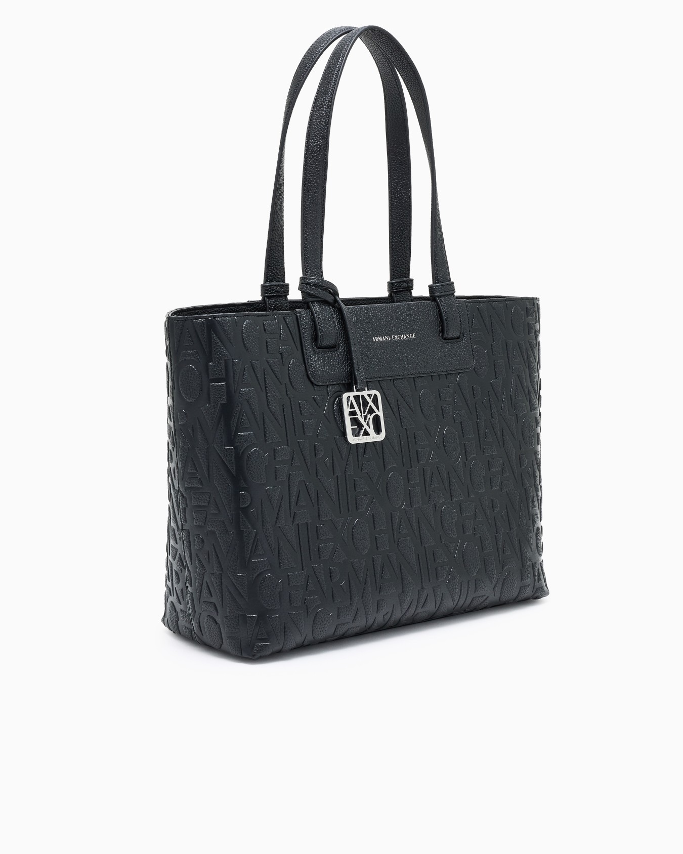 Shopper bag with allover logo Slide 1