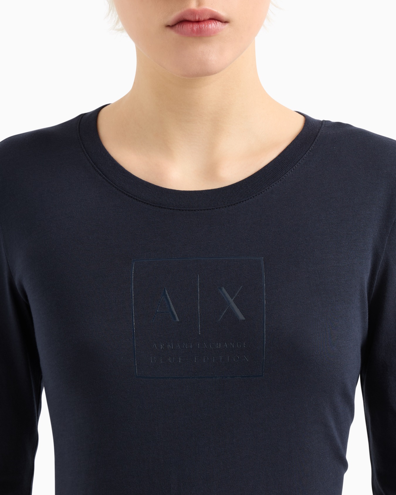 AXロゴ 長袖クルーネックTシャツ スライドする 4