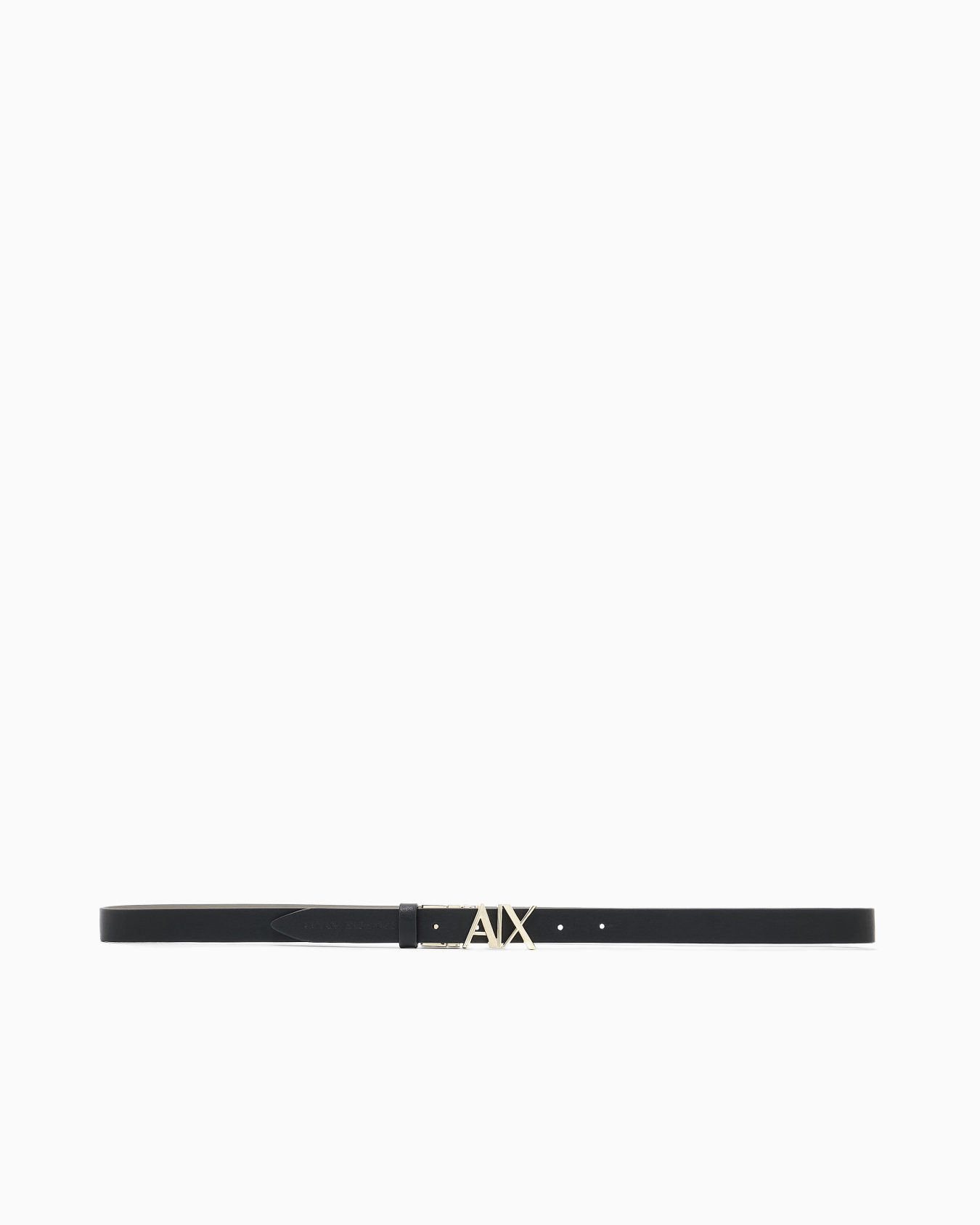 Ceinture réversible avec logo doré Diapositive 2