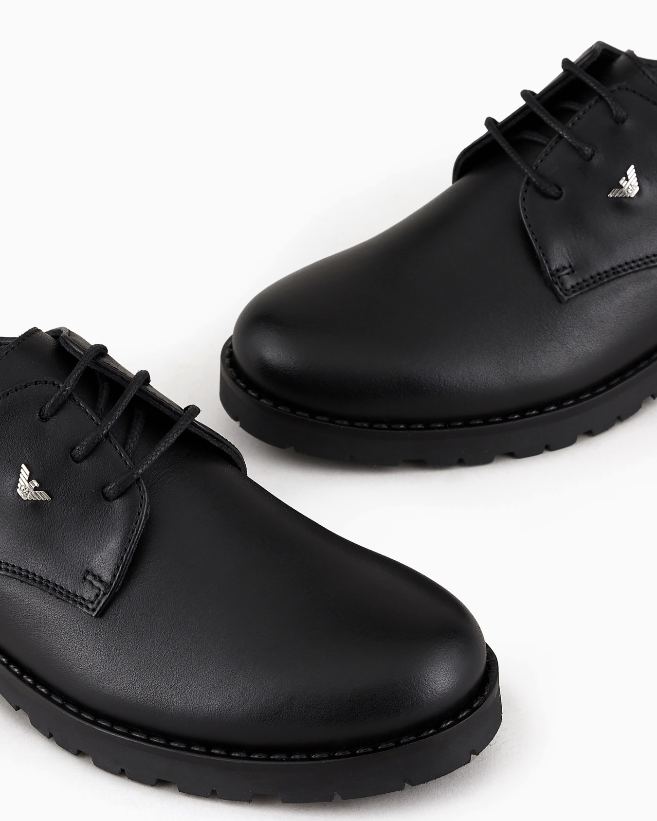 Leather Derby Slide 2