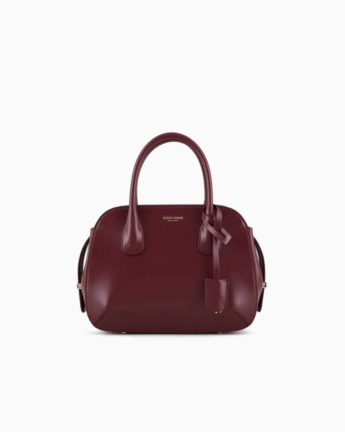 Small palmellato-leather la Prima Boston bag Slide 0