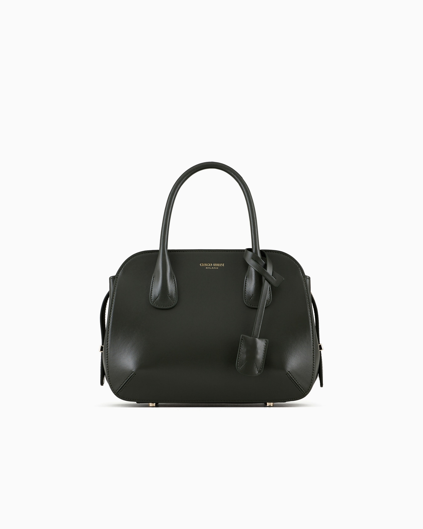 Small palmellato-leather la Prima Boston bag Slide 0