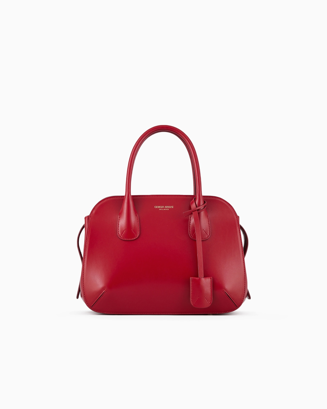 Small palmellato-leather la Prima Boston bag Slide 0