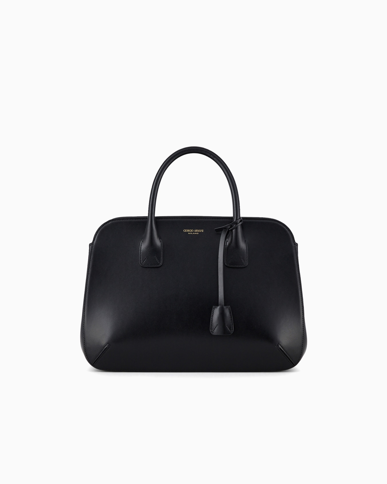 Large palmellato-leather la Prima Boston bag Slide 0