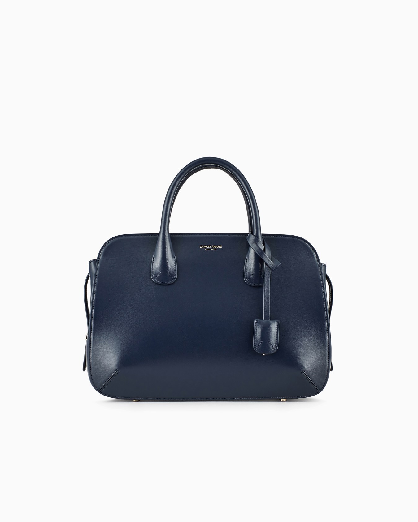 Large palmellato-leather la Prima Boston bag Slide 0