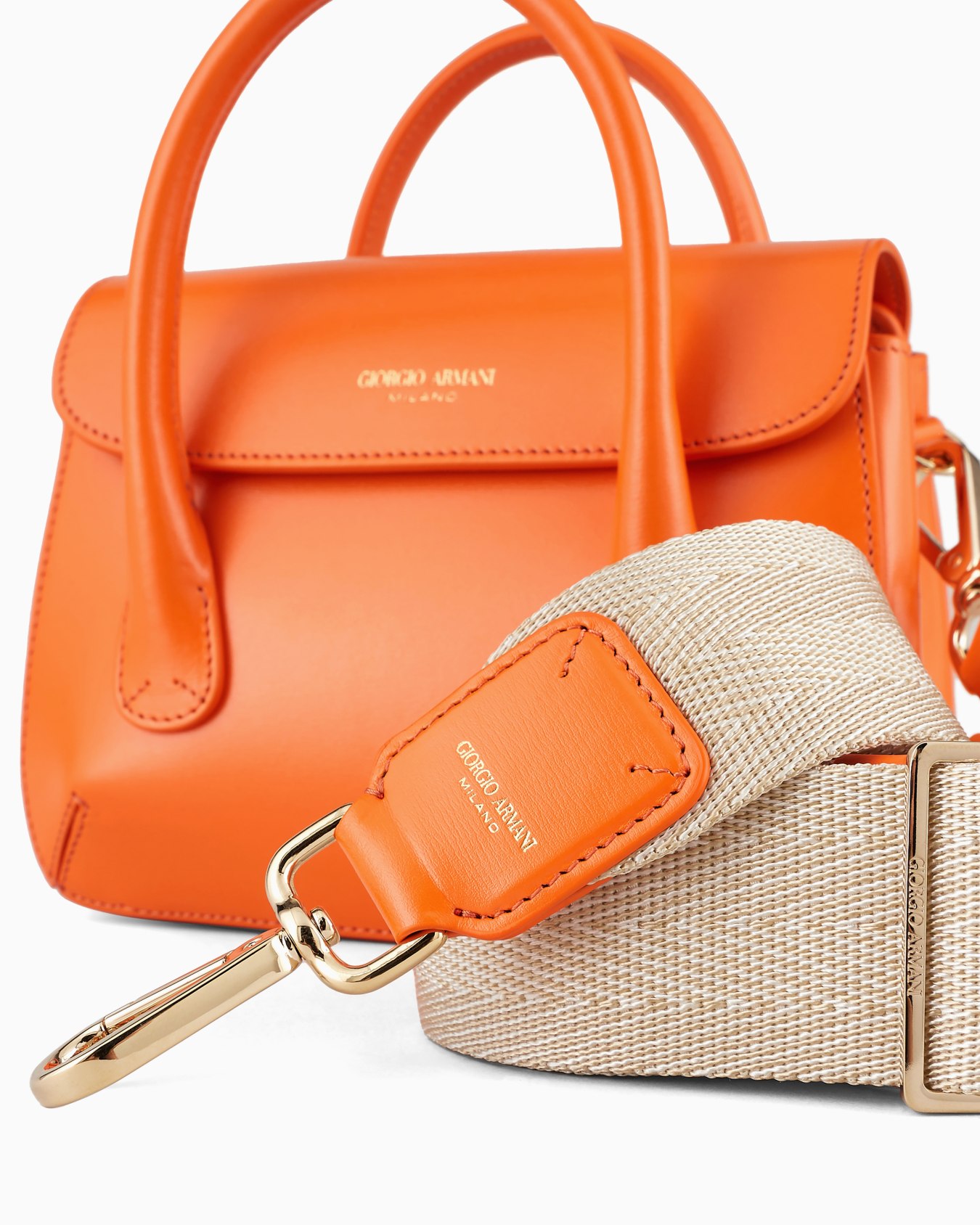 Bauletto mini la Prima in pelle palmellata Slide 4