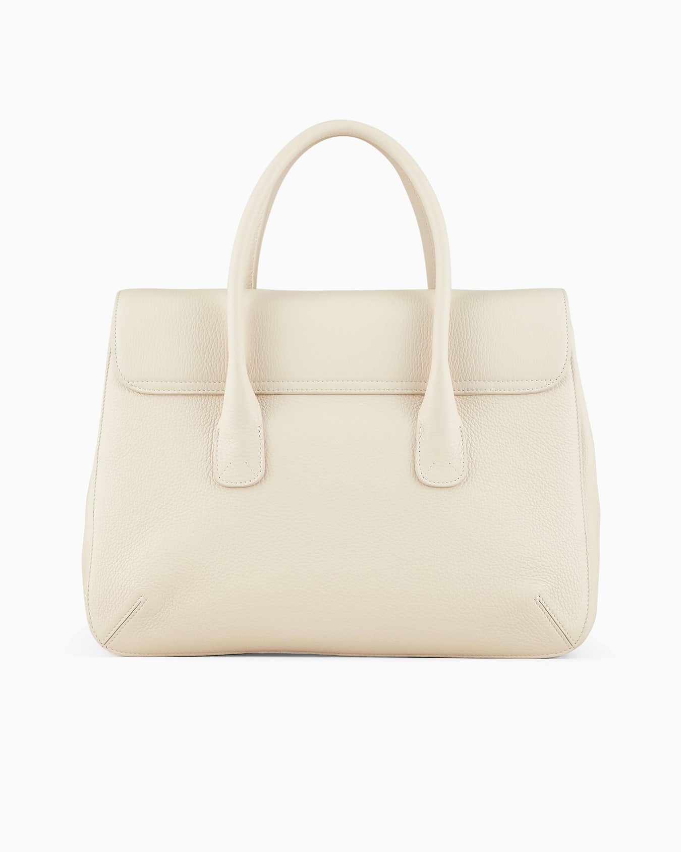 Large la Prima pebbled-leather Bauletto bag Slide 2