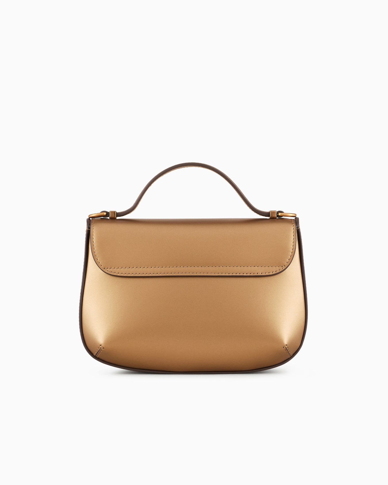 La Prima kleine Handtasche aus laminiertem Leder Folie 2